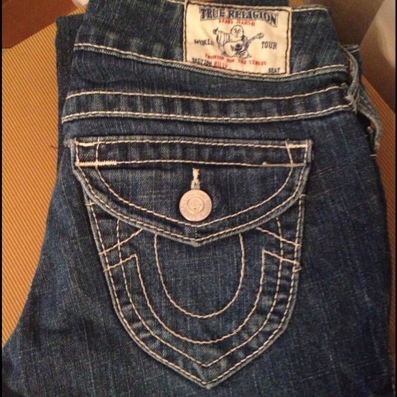 True Religion straight leg denim