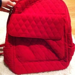 🔴🔴REDUCED🔴🔴Red Vera Bradley backpack!