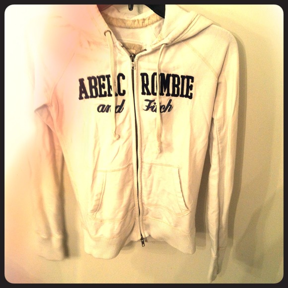SOLD White Abercrombie hoodie