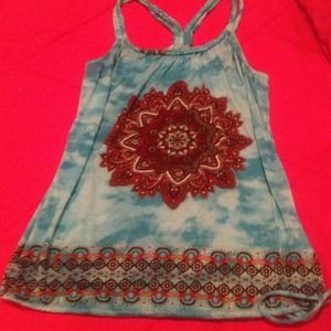 Stunning razorback top