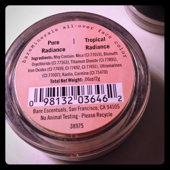 ❌❌ SOLD❌❌ Bare Minerals Pure/Tropical Radiance