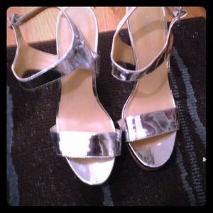 Nine West silver strap Shoes