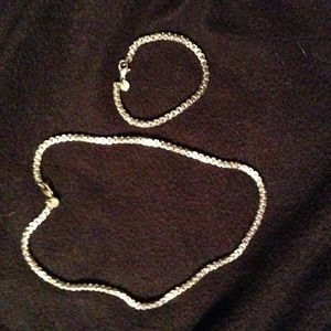 Tiffany necklace & matching bracelet