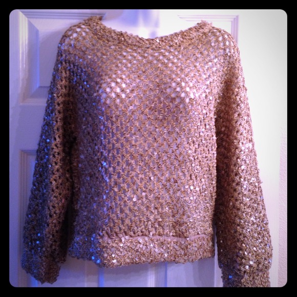 Lillie Rubin classic sequin top - size small