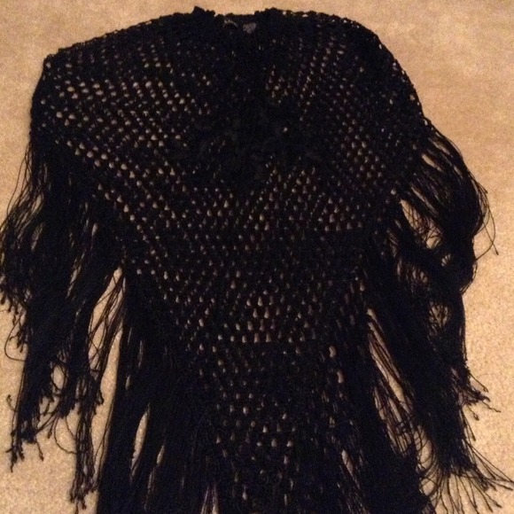 ⭐SOLD⭐Black Pancho