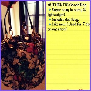 Authentic Coach Bag