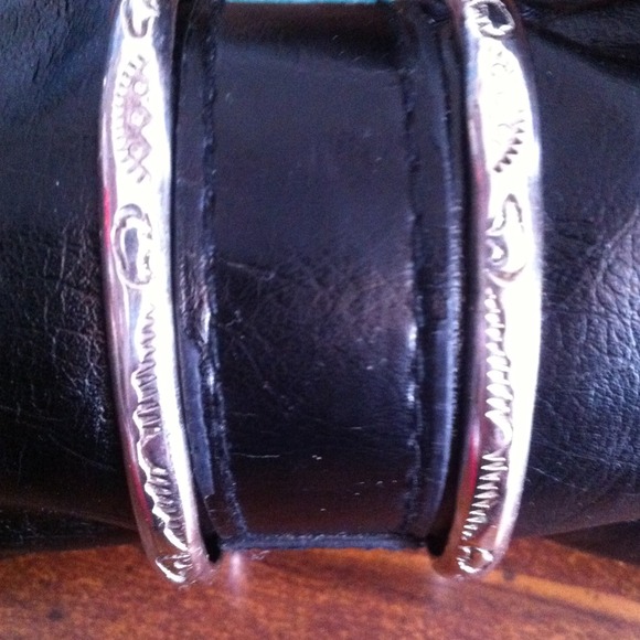 Sterling silver cuff bracelet
