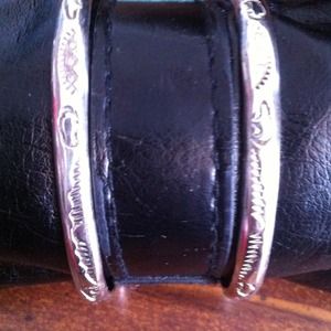 Sterling silver cuff bracelet