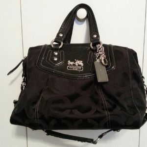 Black authentic coach bag