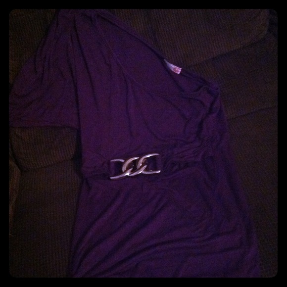 Purple body central shirt