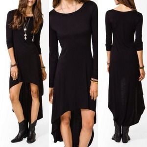 Black High Low Dress