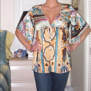 ❌SOLD❌ Alice & Trixie Multi-Pattern Blouse