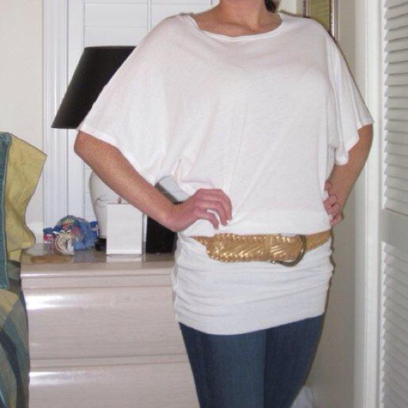 ❌SOLD❌Bobi White Top / Dress Tunic