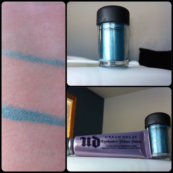 **Traded** MAC pigment in Teal