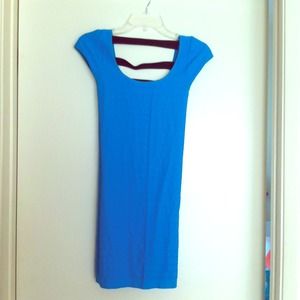 BeBe Blue Bodycon dress