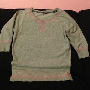 RESERVED FOR LUCKY2ME2Grey pink trim VS sweatshirt