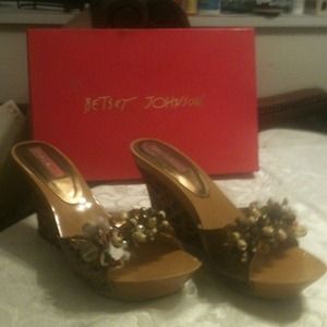 Betsey Johnson leopard print shoes!