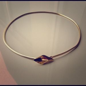 Gold Metal Stretch Belt