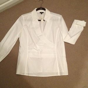 White dress blouse