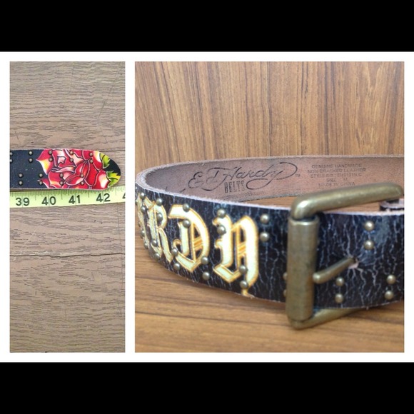 Size M Open Mouth Tiger -Ed Hardy- belt 43\
