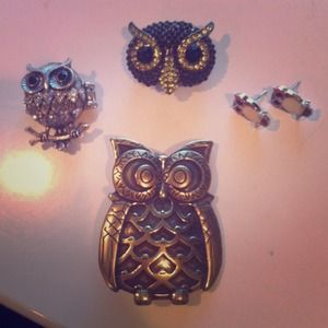 Jewelry owl bundle