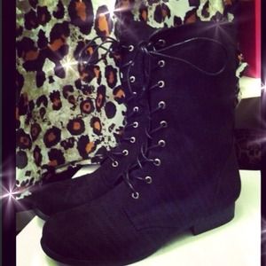 Black Combat Boots