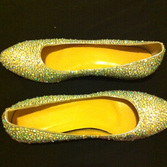 SOLD!!!Strassed ballet flat - Picture 2 of 2