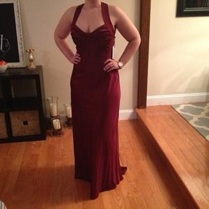 More pictures of Calvin Klein evening gown.