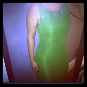 ⭐SOLD⭐Dark Green Mini Dress