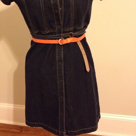 Cute Denim Dress! Makes color Pop! - Picture 2 of 2