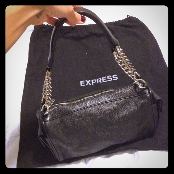 Express real leather bag