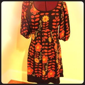 Vintage inspired and funky. Great with boots!