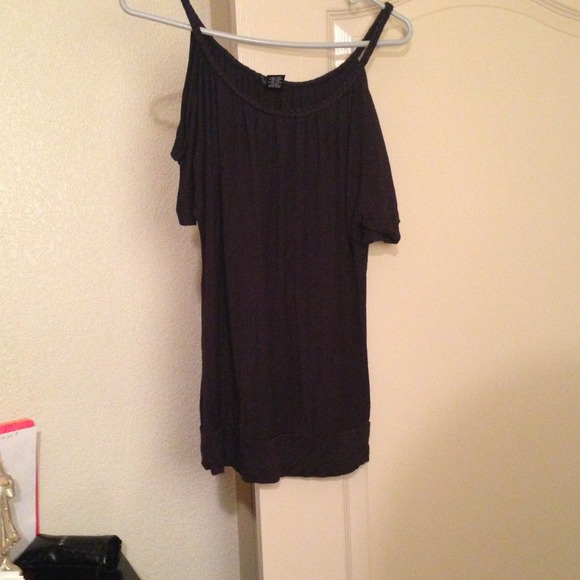 Really light black blouse:)