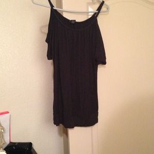 Really light black blouse:)