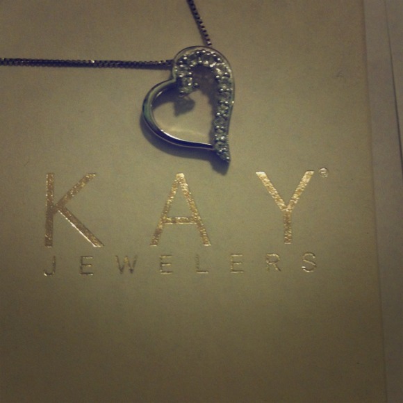 Kay's sterling silver heart necklace