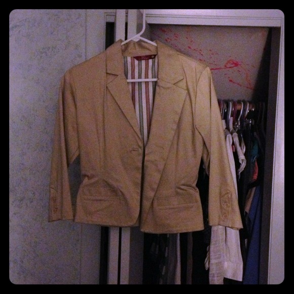Tan blazer