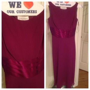 Wine Cocktail Dress