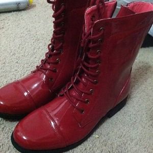 Red  boots