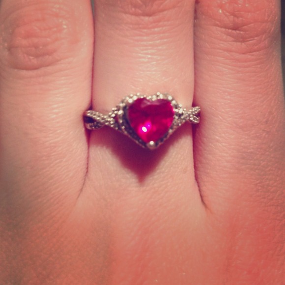 Beautiful heart shaped ring