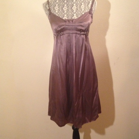 🎉HOST PICK 🎉 100% Silk Dark Gray Dress