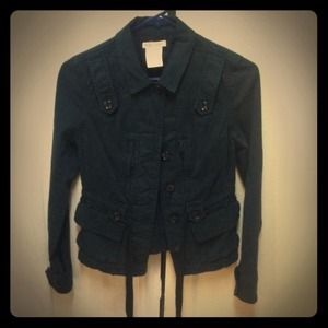 Navy Vintage Anthropologie Jacket