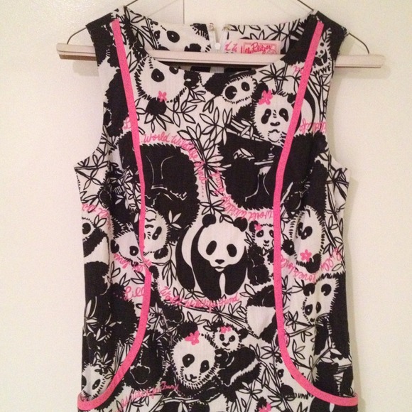 🚫🚫SOLD🚫🚫Lilly Pulitzer Panda - Picture 2 of 3