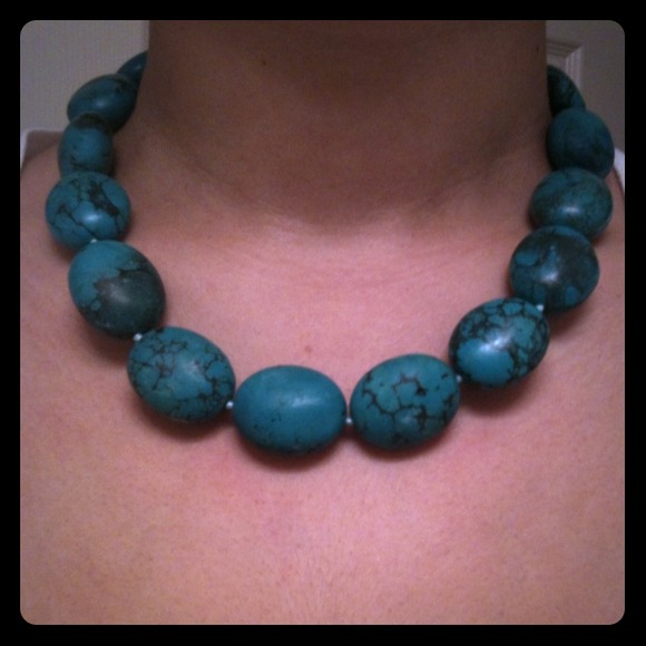 Heavy beautiful stone necklace