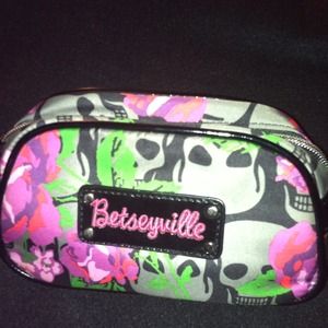 Betsy Johnson cosmetic bag!
