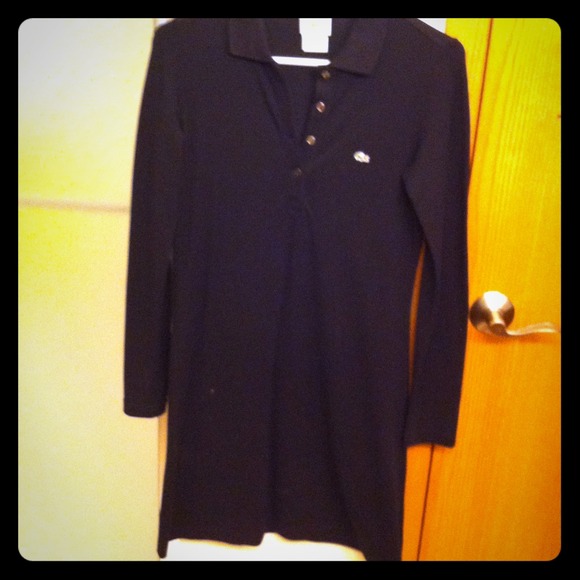 Lacoste Dresses & Skirts - Lacoste Long Sleeve Fitted Dress