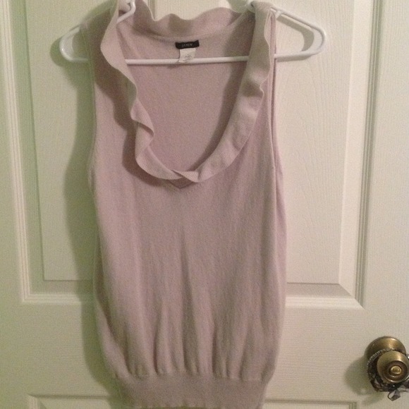 Cozy J. crew cashmere blend sweater vest - Picture 1 of 4