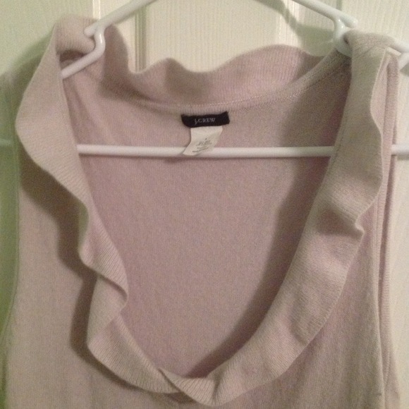 Cozy J. crew cashmere blend sweater vest - Picture 2 of 4