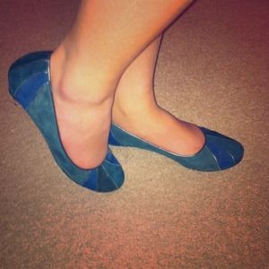 Nine West Green/Blue Suede