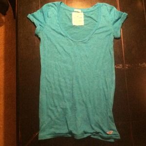 Aqua Sheer Hollister tee