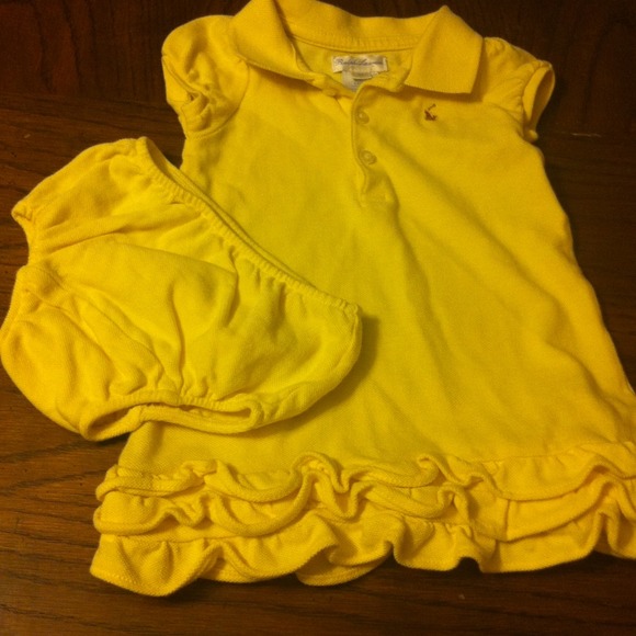 ❌RESERVED❌2 piece baby girl Ralph Lauren dress